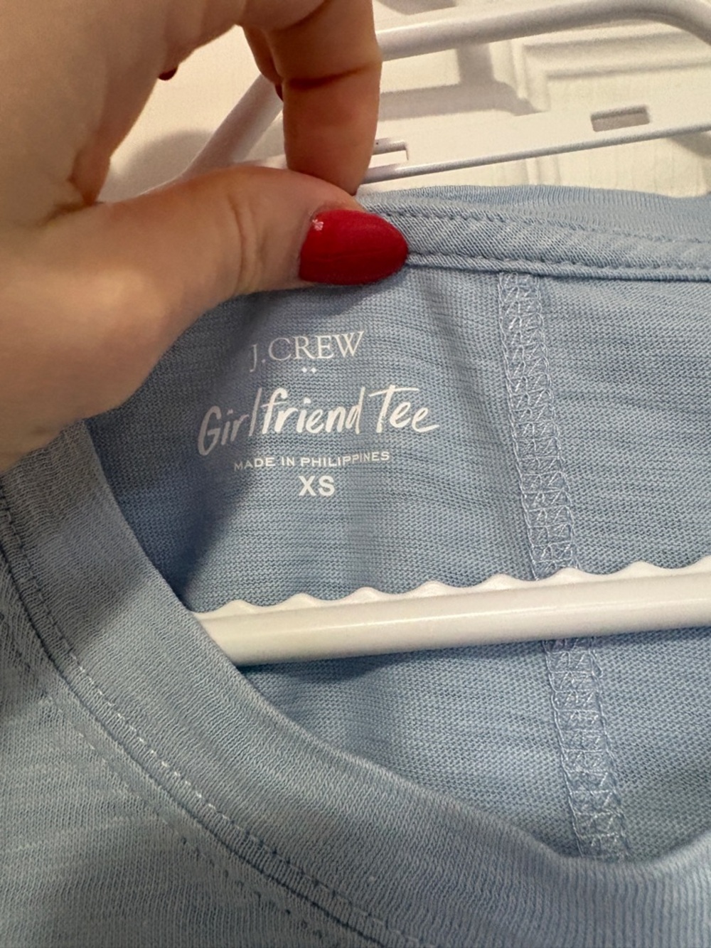J. Crew 100% cotton girlfriend tee - Picture 4 of 7